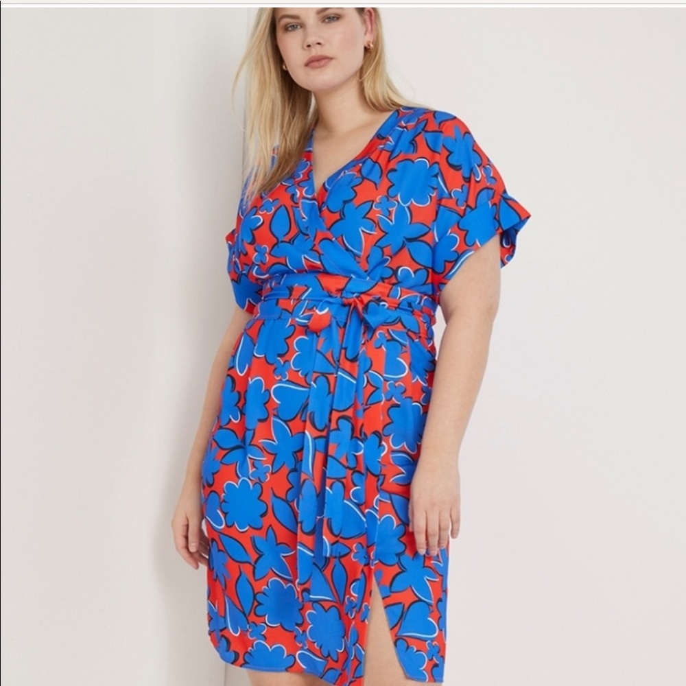 Eloquii easy wrap dress